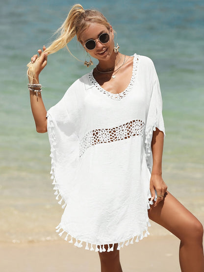 Ceola | Strandtuniek met Gehaakte Details