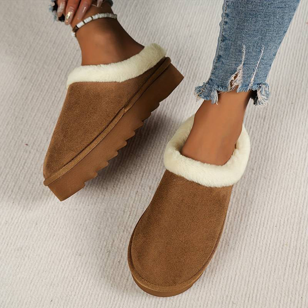 Comfortabele Dames Pantoffel Met Zachte Warme Voering