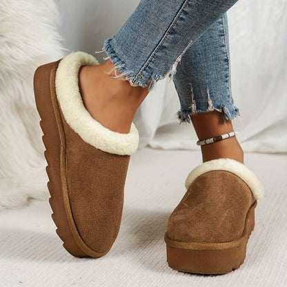 Comfortabele Dames Pantoffel Met Zachte Warme Voering