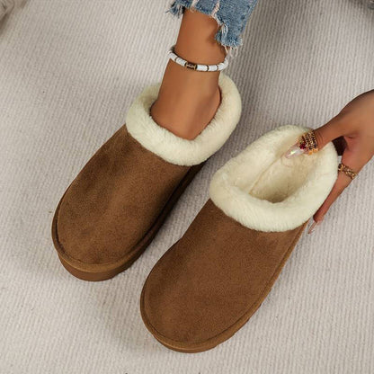 Comfortabele Dames Pantoffel Met Zachte Warme Voering