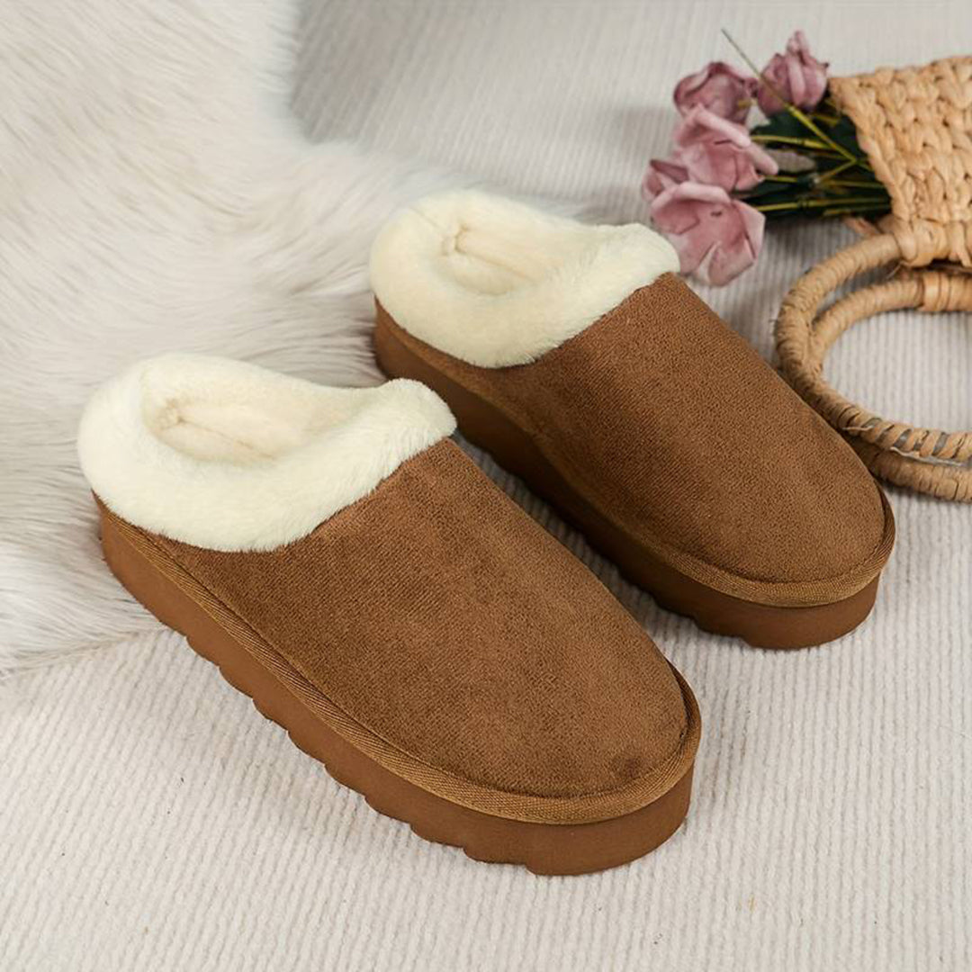 Comfortabele Dames Pantoffel Met Zachte Warme Voering