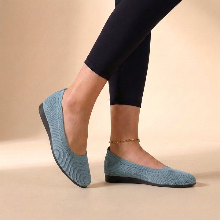 Women's Casual Ballerina Sandals With Slip-On Style And Low Sole