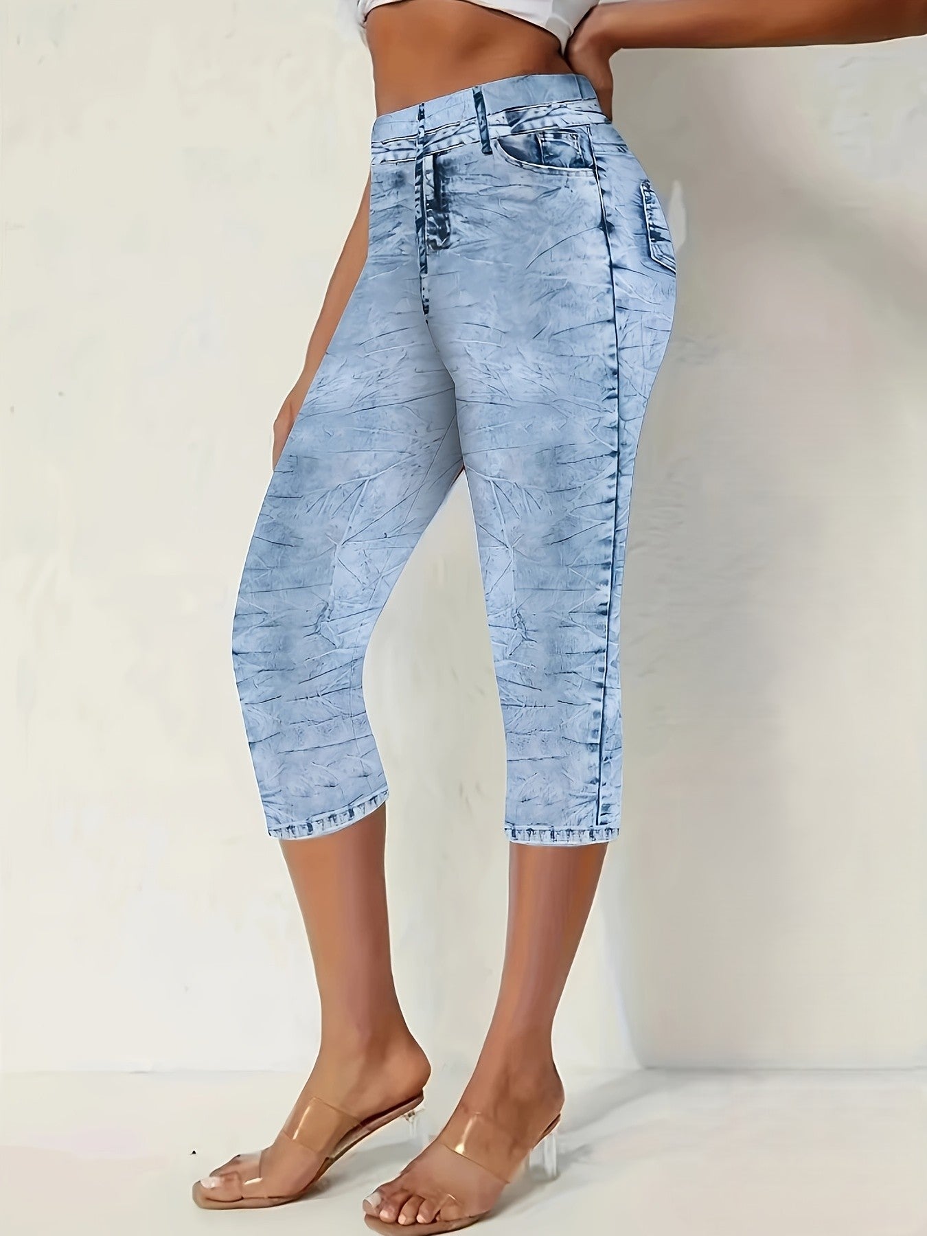 Rhena | Stretch Capri Jegging