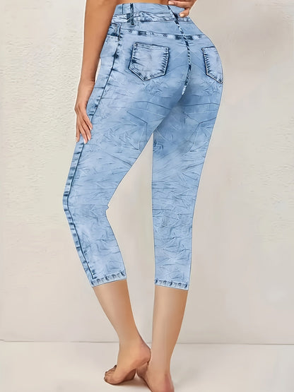 Rhena | Stretch Capri Jegging