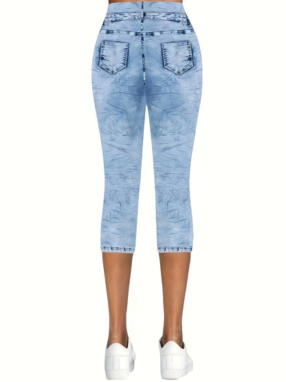 Rhena | Stretch Capri Jegging
