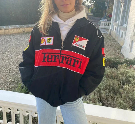 Trendy Oversized Dames Sportieve Bomberjack met Rits