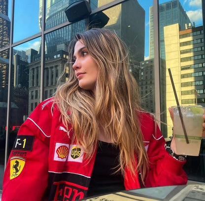 Trendy Oversized Dames Sportieve Bomberjack met Rits
