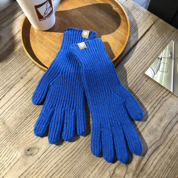 Gants en maille chauds pour femmes avec coupe confortable