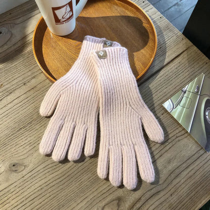 Warme Gebreide Dames Handschoenen met Comfortabele Pasvorm