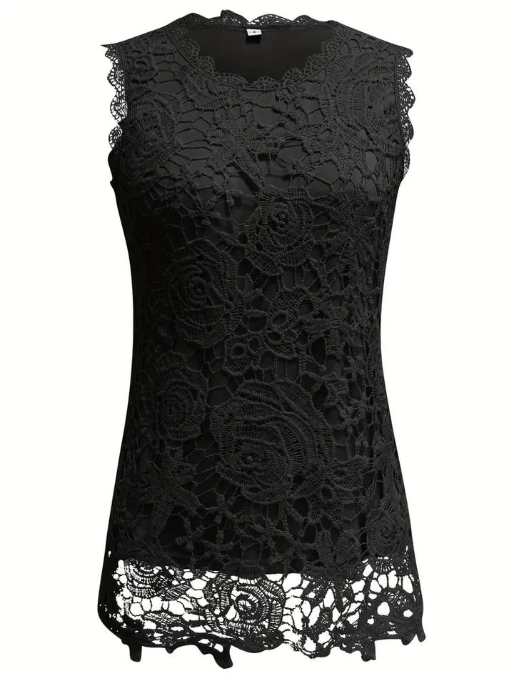 Carmen | Sleeveless Lace Top - Summer