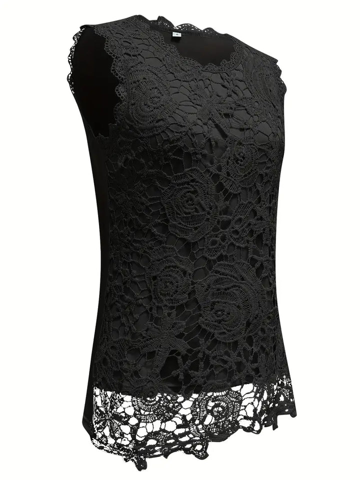 Carmen | Sleeveless Lace Top - Summer