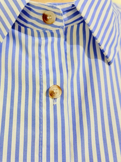 Gestreepte blouse voor vrouwen | knoopjes en lange mouw