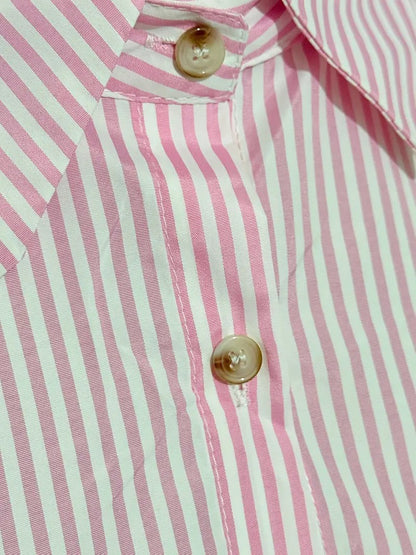 Gestreepte blouse voor vrouwen | knoopjes en lange mouw