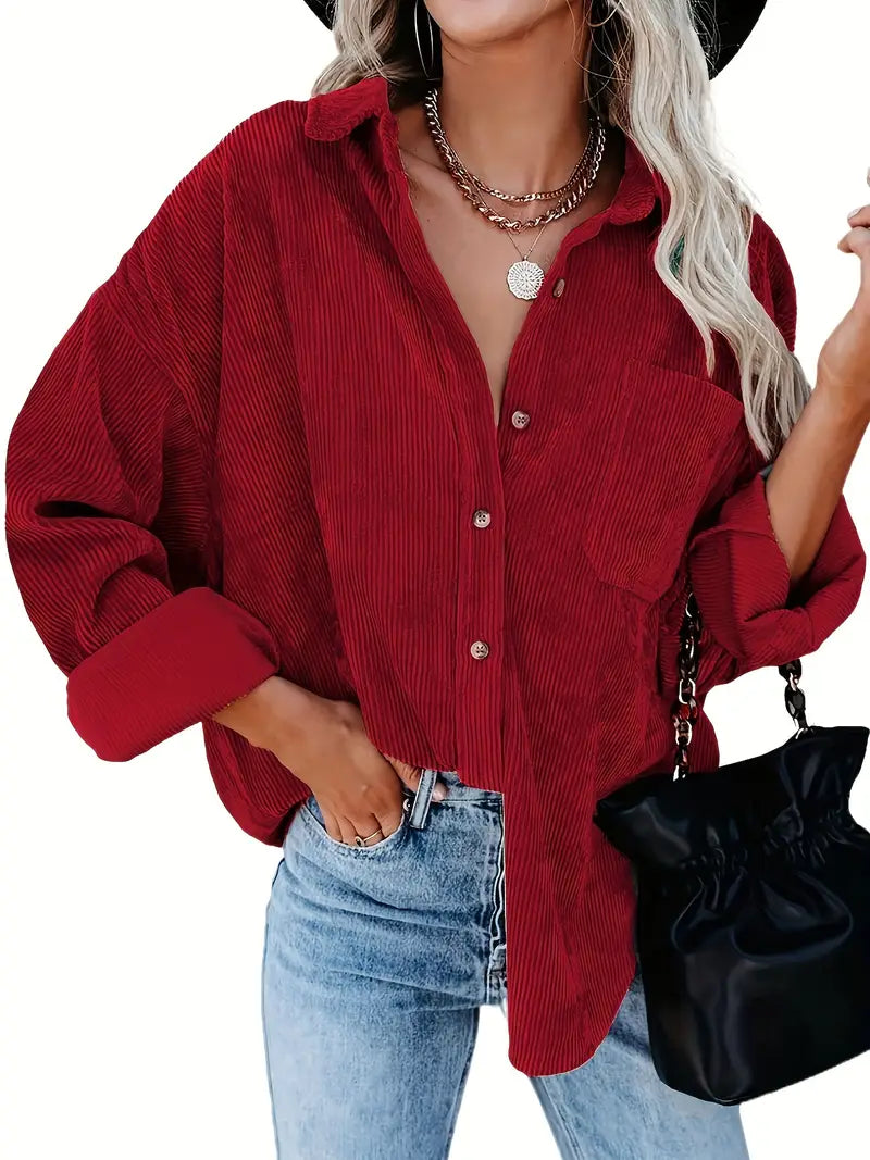 Comfortabel oversized blouse voor vrouwen