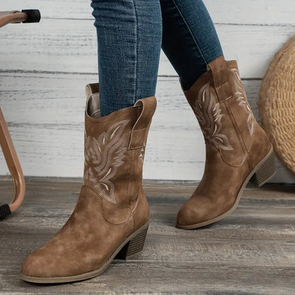 Trendy Elegante Cowboy Dames Laarzen