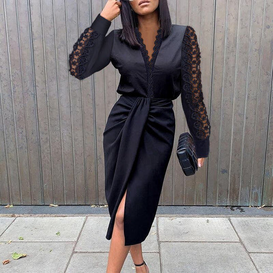 Alegra | Elegante Midi Jurk