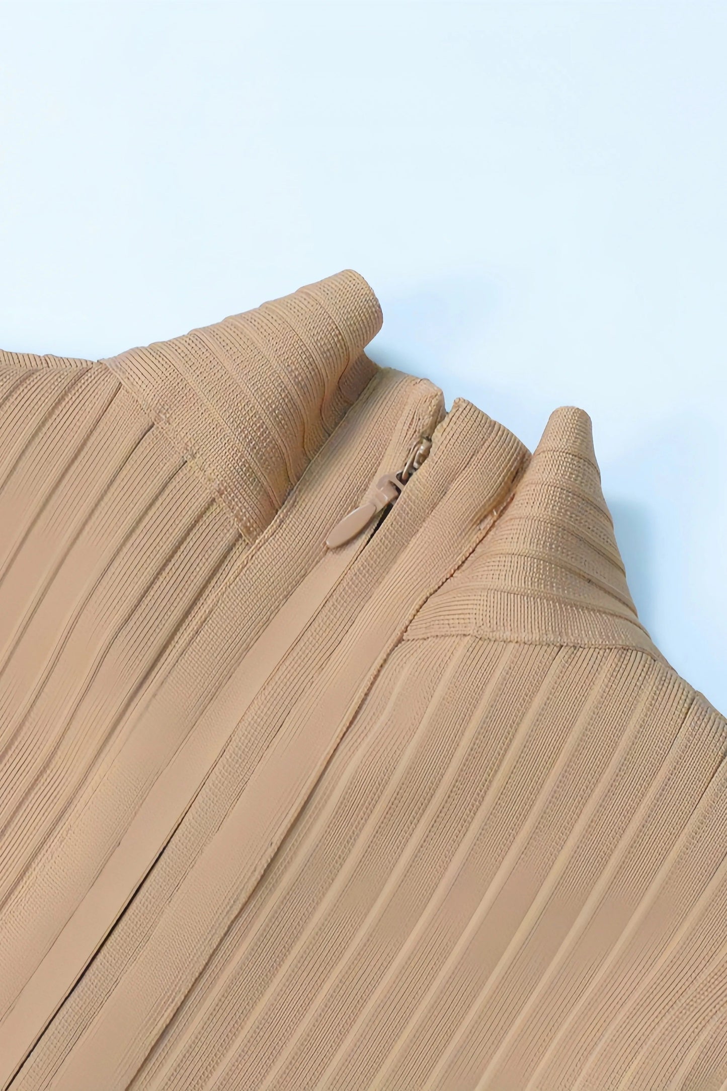 Halyn | Bandage Midijurk met Geribde Structuur