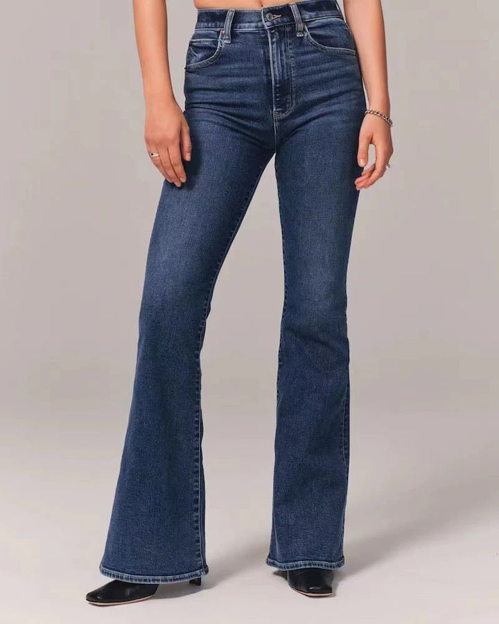 Klassieke Flared High-Waist Flared Jeans
