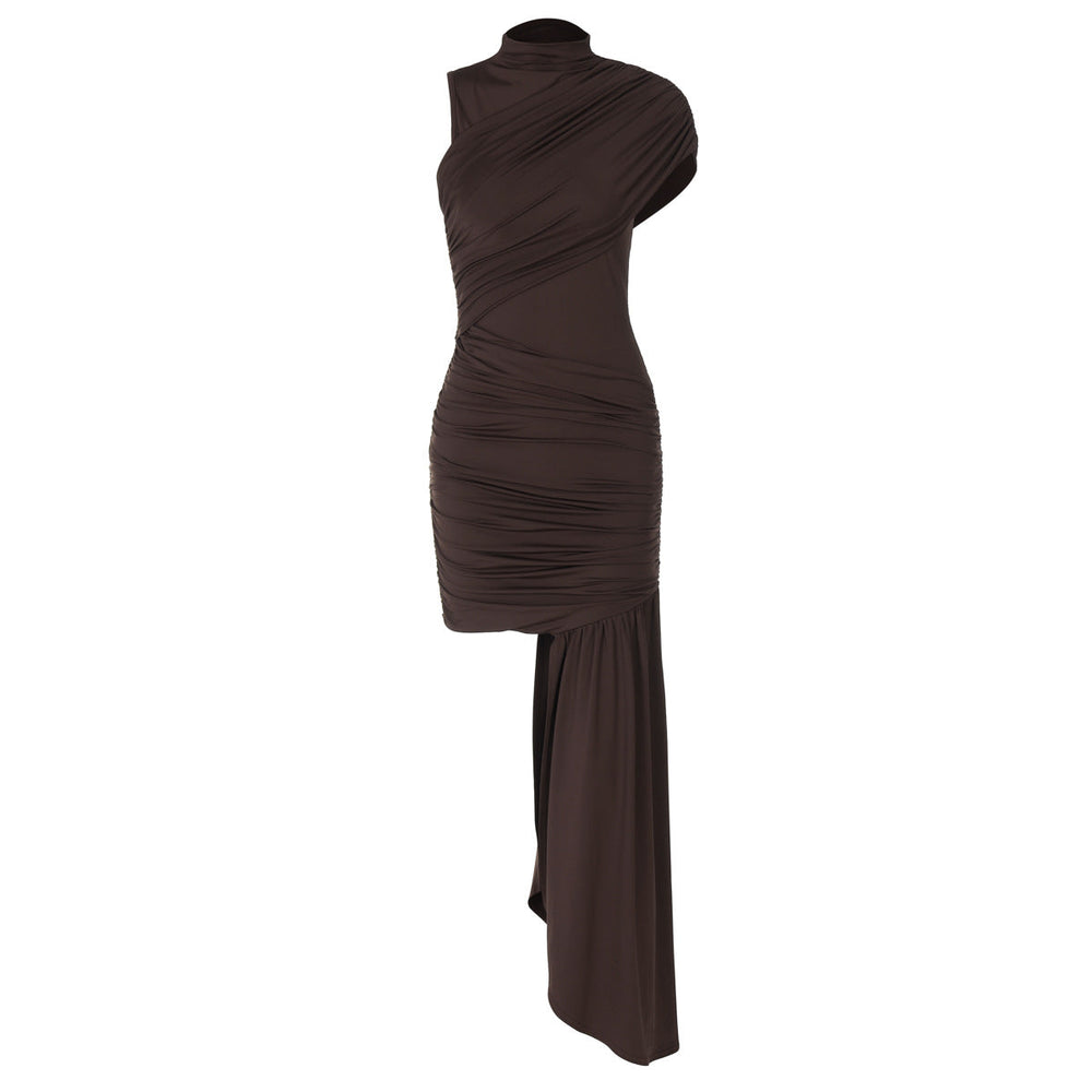 Gerda | Elegant Draped Mini Dress