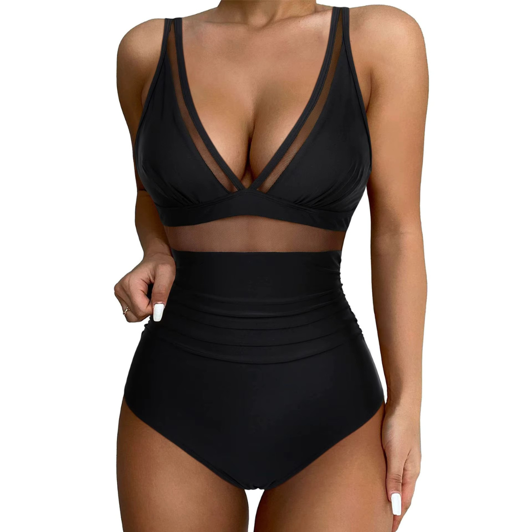 Remi | Plunge Mesh Badpak