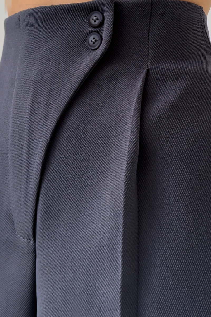 Elegante Hoge Taille Dames Pantalon met Wijde Pijpen