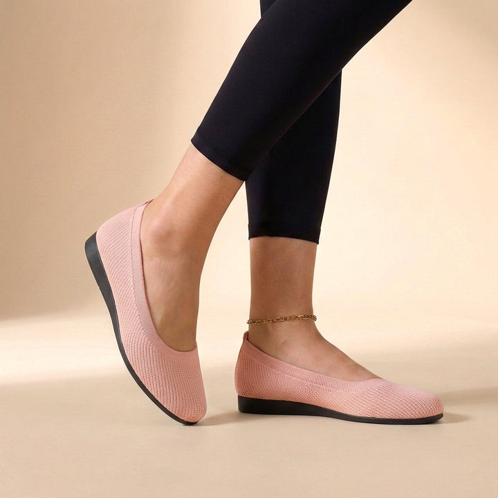 Women's Casual Ballerina Sandals With Slip-On Style And Low Sole