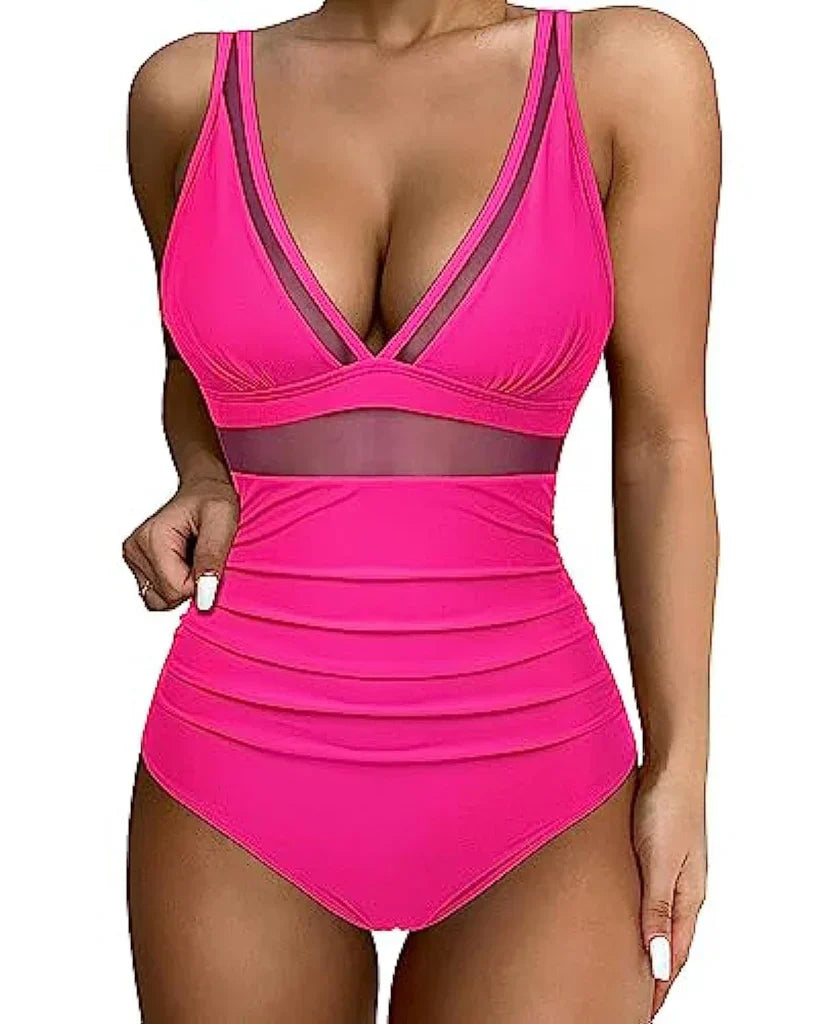 Remi | Plunge Mesh Badpak