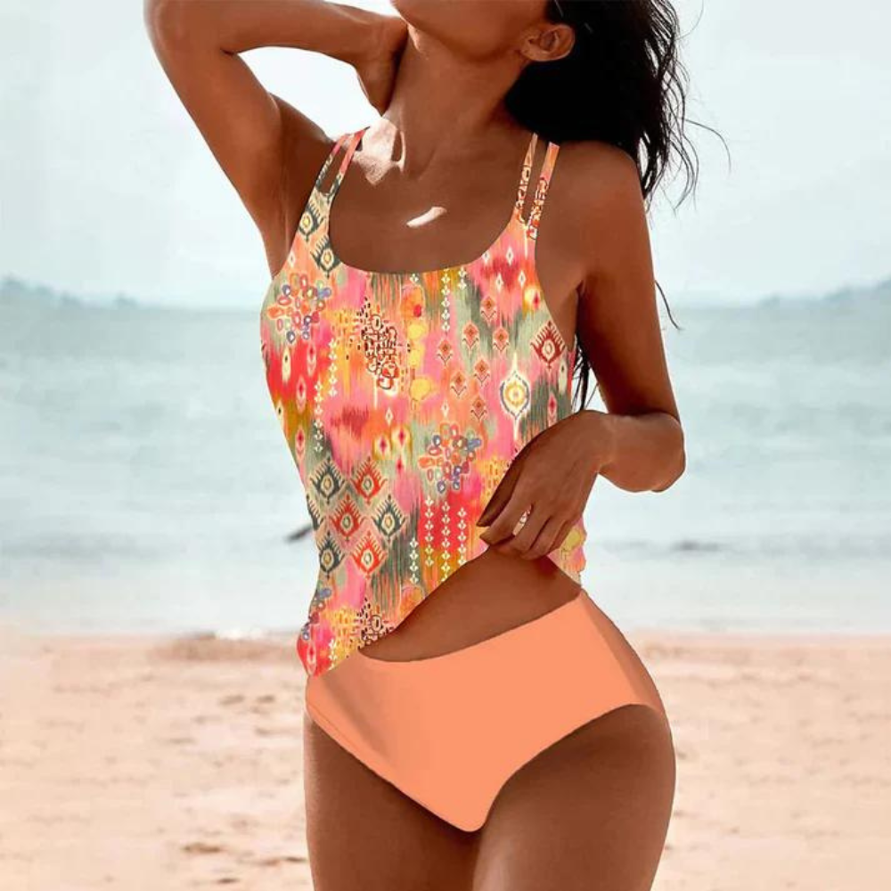 Ruthie | Vrolijk Geprint Zwemoutfit