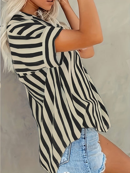 Bency | Zomerse Gestreepte Blouse