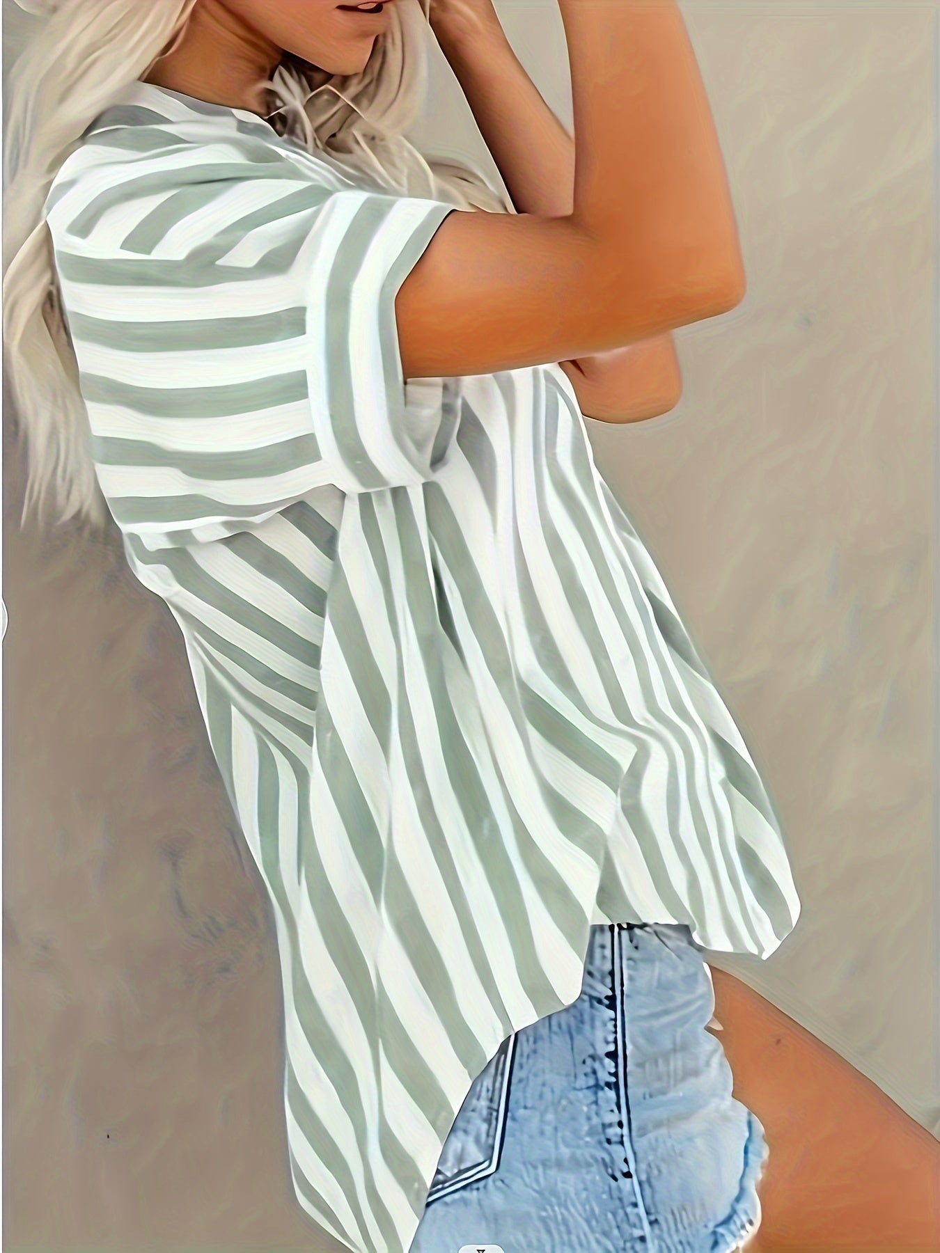 Bency | Zomerse Gestreepte Blouse