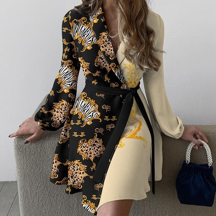 Jill | Elegancka sukienka kopertowa