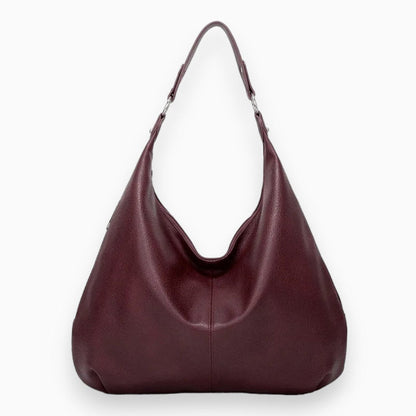 Elegante Leren Dames Schoudertas met Lange Hengsel