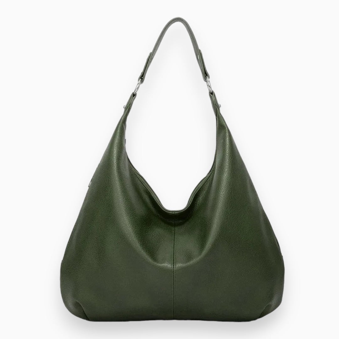 Elegante Leren Dames Schoudertas met Lange Hengsel
