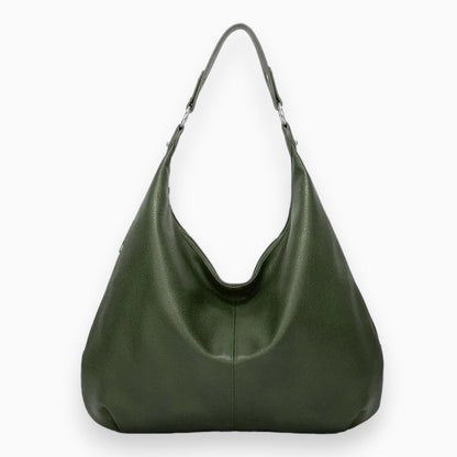 Elegante Leren Dames Schoudertas met Lange Hengsel