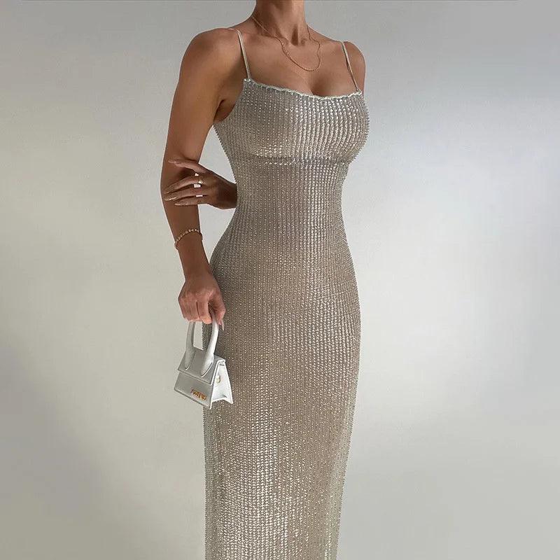 Noa | Glitter dress | Maxi
