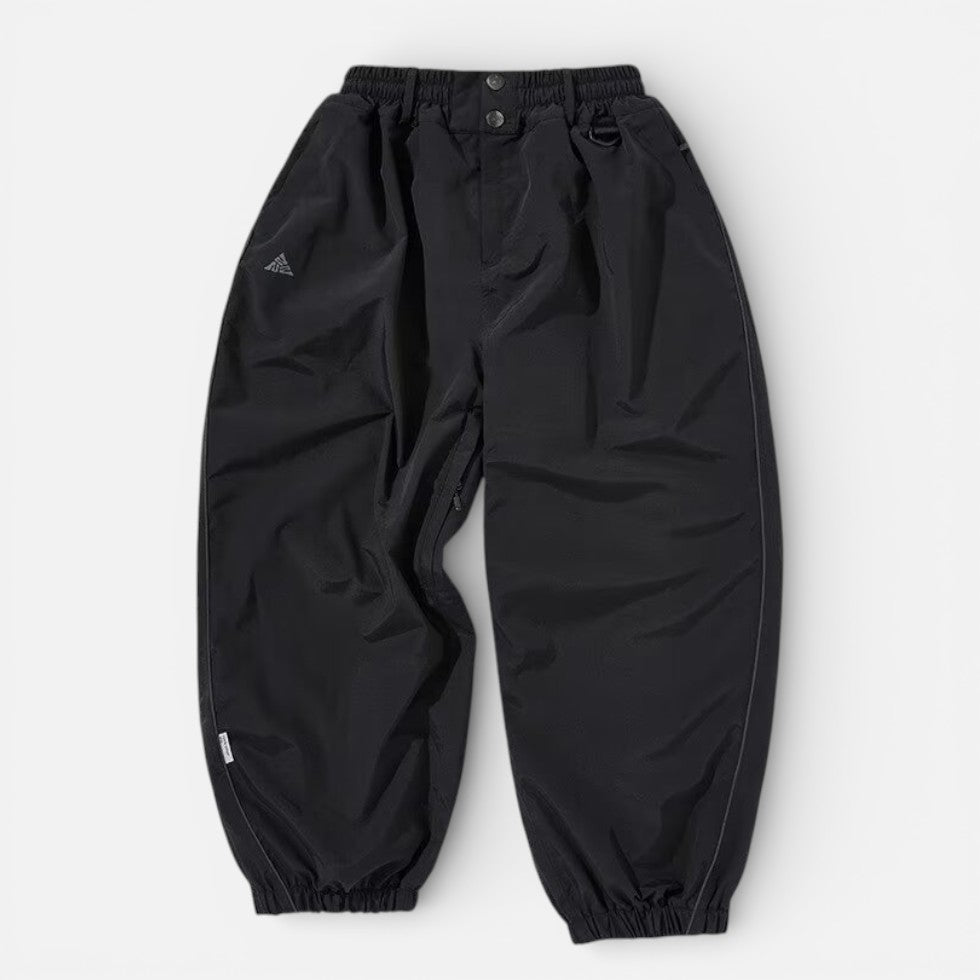 Waterafstotende Wijde Dames Skibroek met Elastische Taille en Boorden