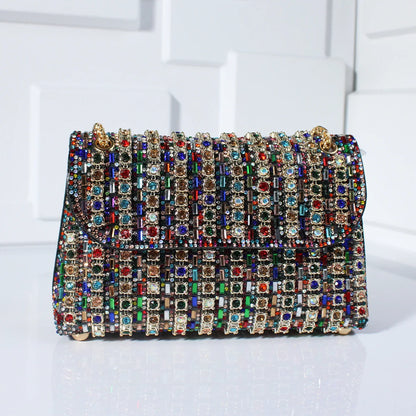Tadea | Statement Schoudertas met Strass Mozaïek