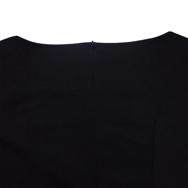 Kelli | Robe Midi Élégante avec Détail Nœud et Manches 3/4