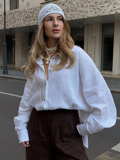 Gusta | Zomerse Linnen Blouse