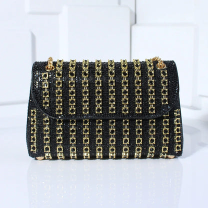 Tadea | Statement Schoudertas met Strass Mozaïek