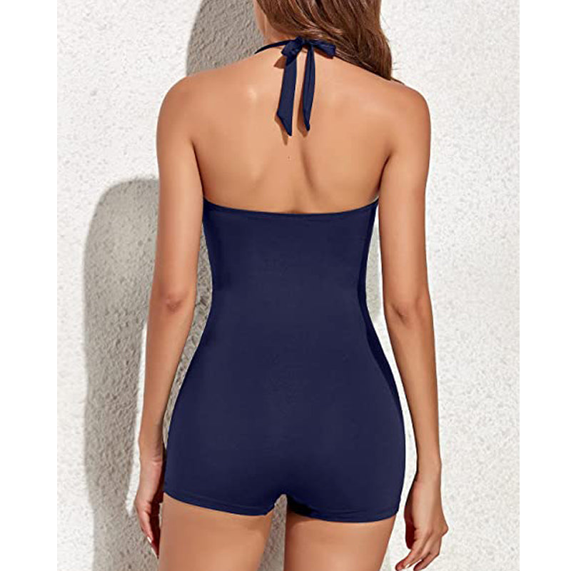 Crystal | Maillot de bain rétro avec short