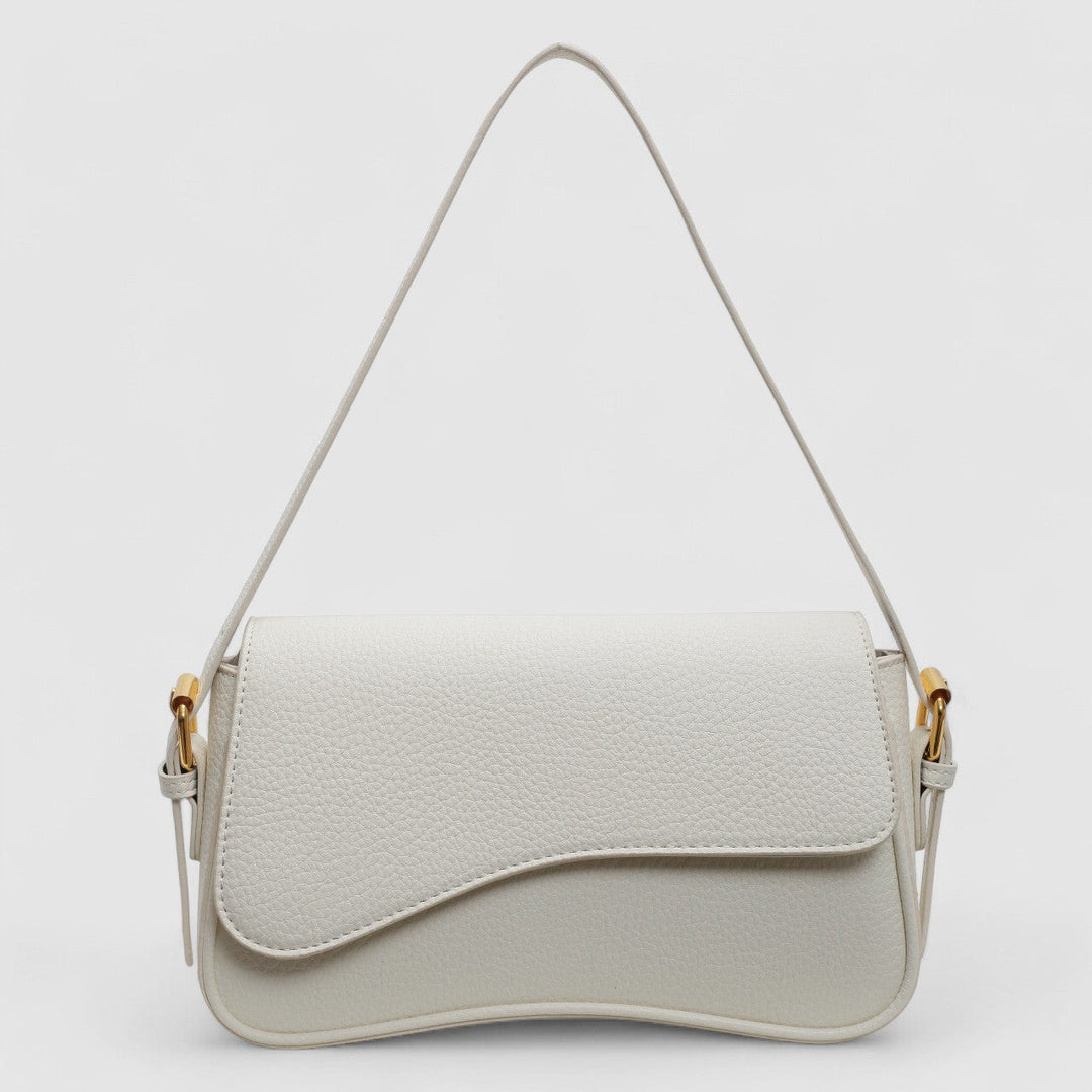 Luxury Women's Premium Vegan Leather Shoulder Bag with Flap Closure