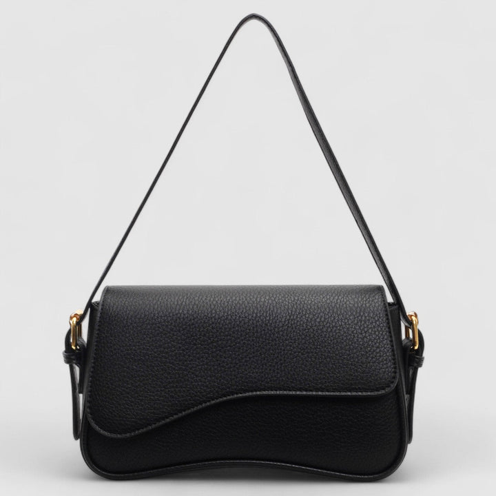 Luxury Women's Premium Vegan Leather Shoulder Bag with Flap Closure