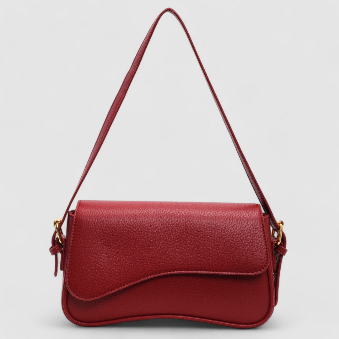 Luxury Women's Premium Vegan Leather Shoulder Bag with Flap Closure