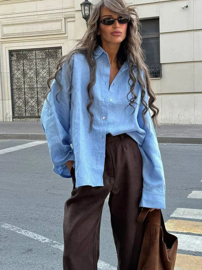 Gusta | Zomerse Linnen Blouse