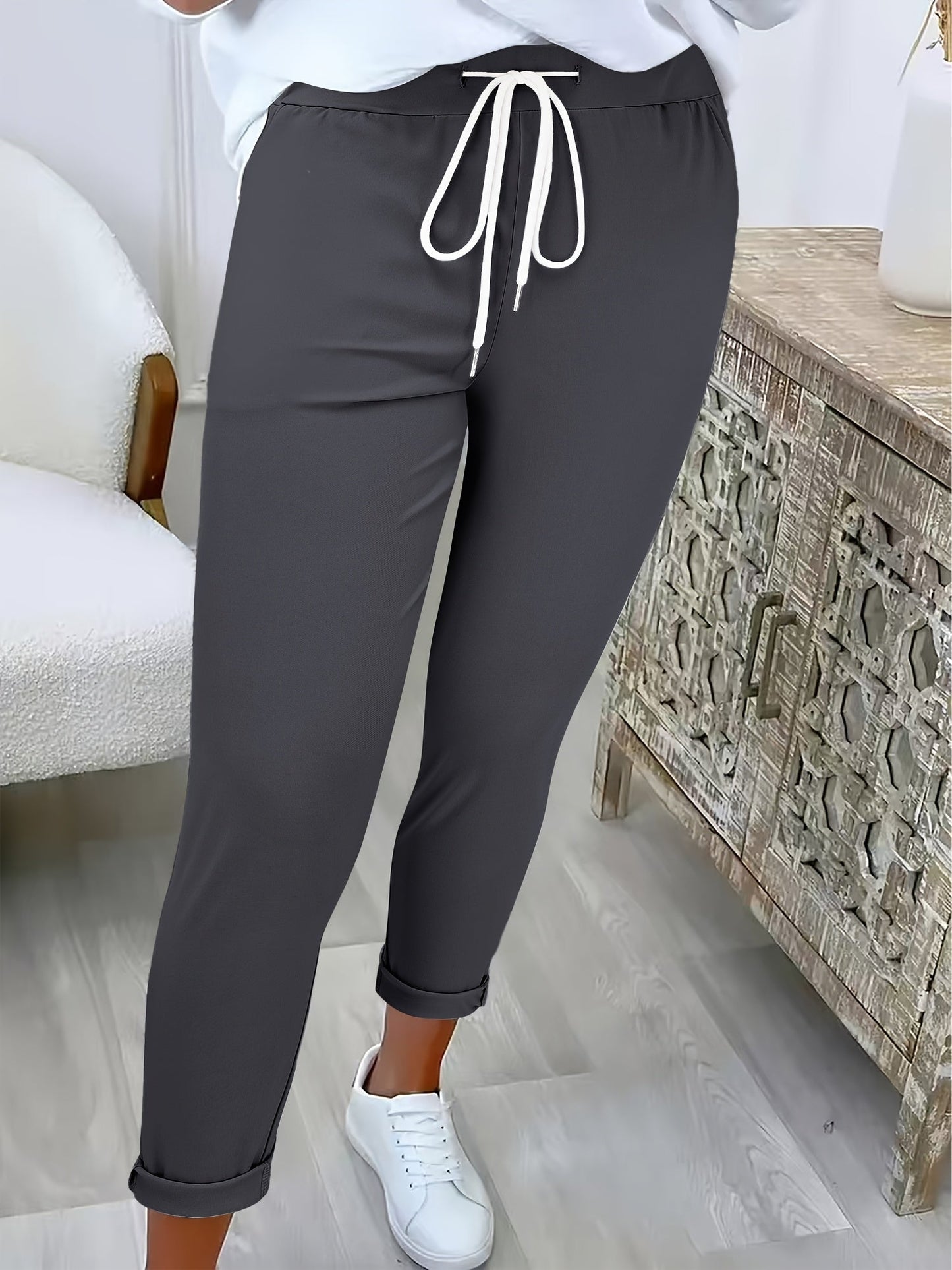 Irena | Comfortabele Joggingbroek met Striksluiting