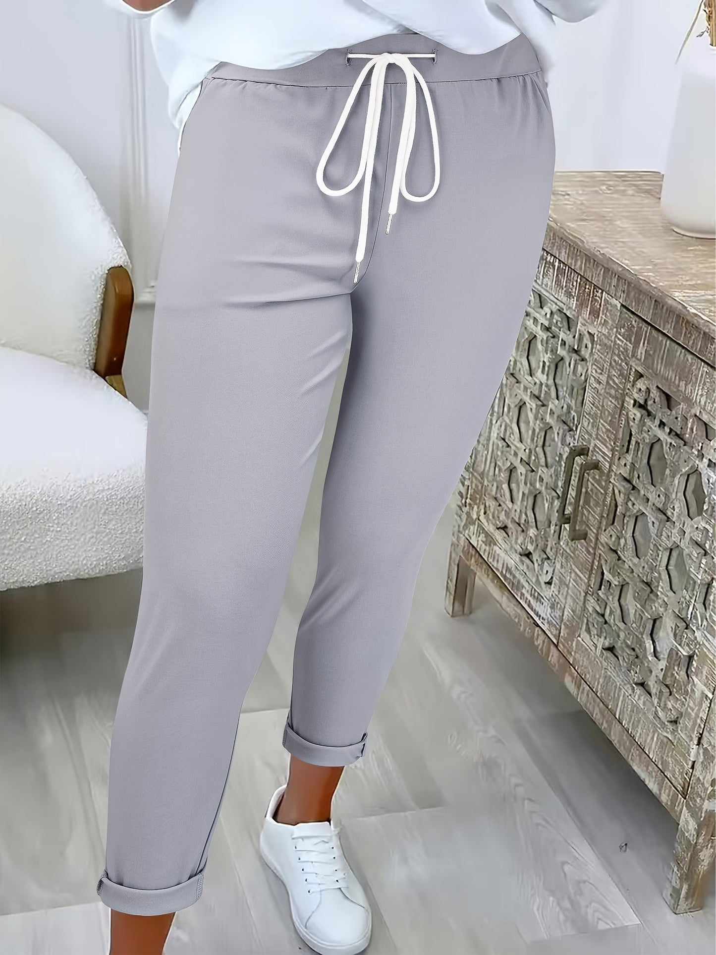 Irena | Comfortabele Joggingbroek met Striksluiting