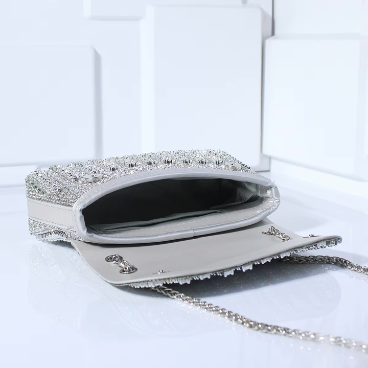 Tadea | Statement Schoudertas met Strass Mozaïek