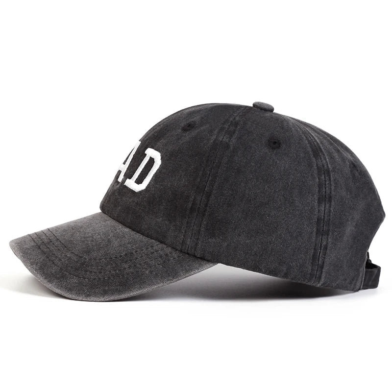 Casquette Baseball Décontractée Mom/Dad avec Texte Brodé