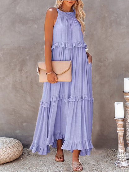 Marcela | Boho Maxi Jurk met Ruffles